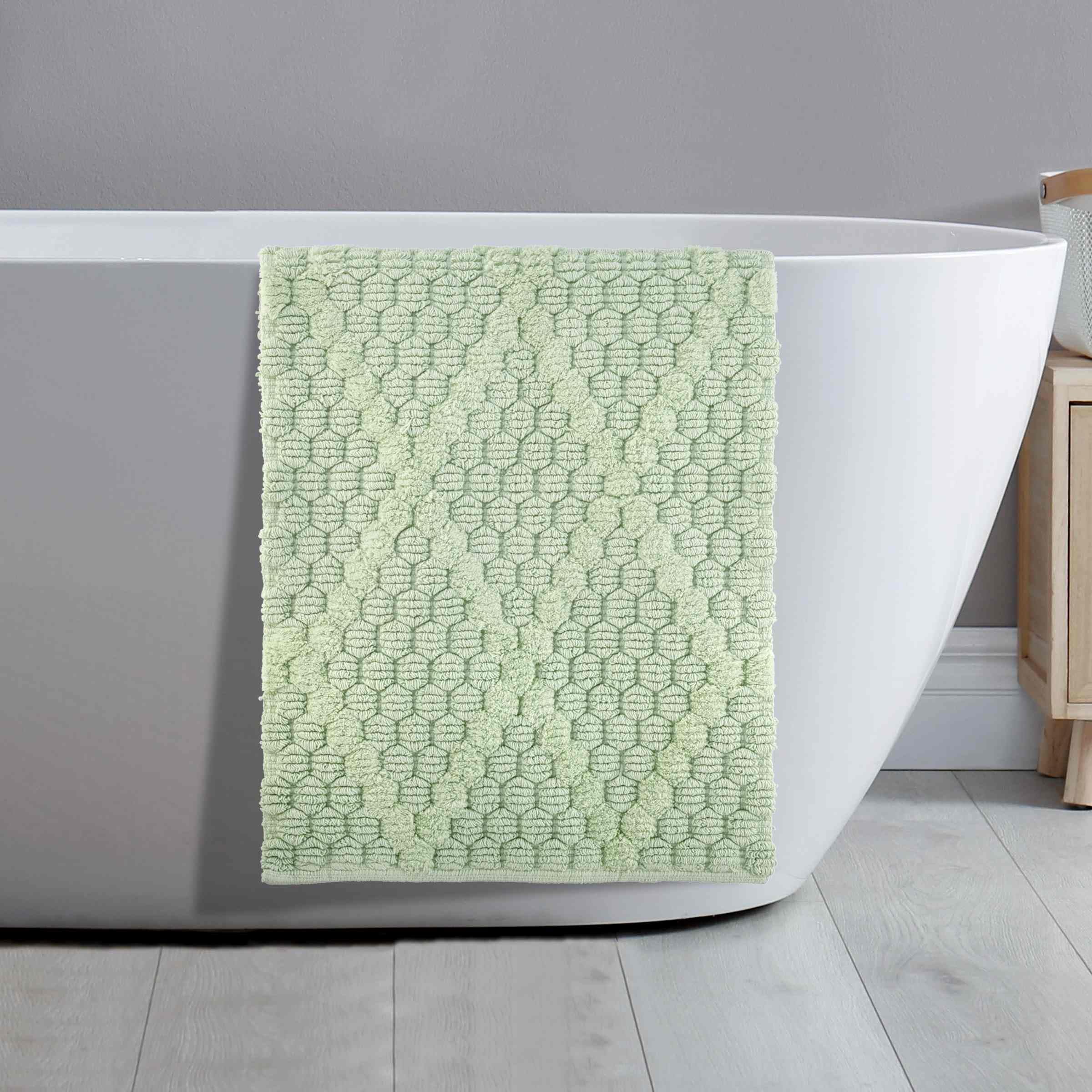 Nicole Miller - Bath Rug, Soft Cotton Bath Mat with Non-Skid Backing, 20 x 32, Modern Bathroom Decor (Tropiluxe Collection) - Image 4